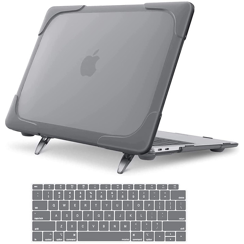 mosiso适用苹果笔记本macbookair15m2保护壳硬壳保护套带支架防刮