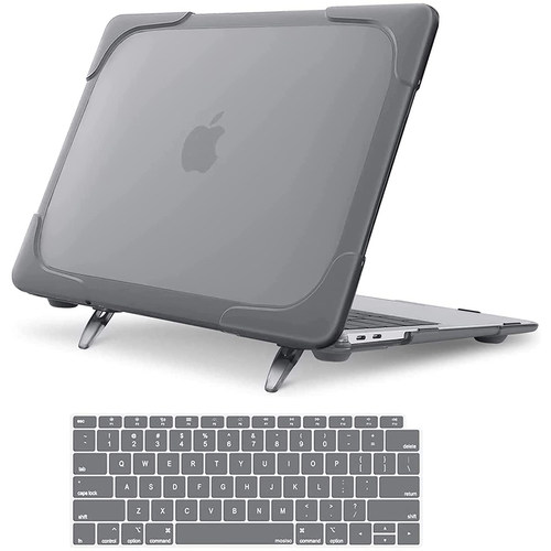 适用MacBook保护壳带支架tpu边框