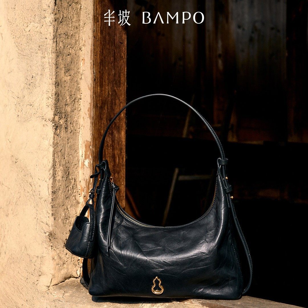 BAM半坡金元包大号头层牛皮hobo单肩包秋冬斜挎时尚百搭腋下包女,箱包皮具/热销女包/男包,腋下包,淘宝优惠券,粉丝福利购,淘宝优惠卷