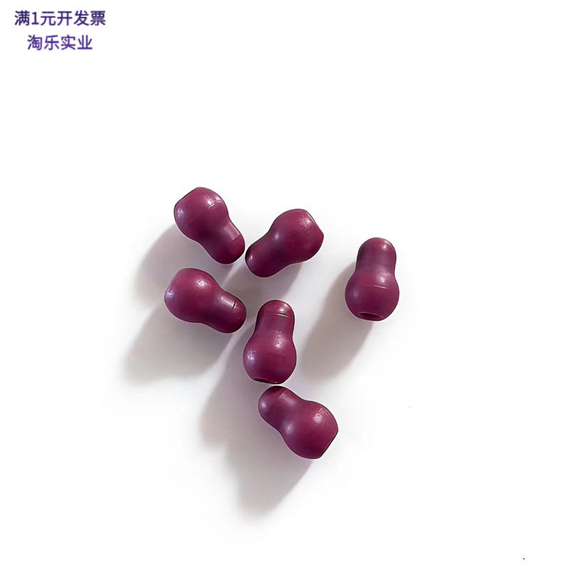 酒红色硅胶葫芦耳塞60