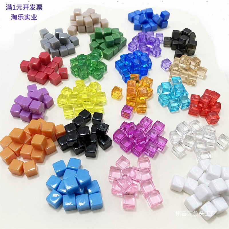 8mm透明彩色亚克力桌游tok