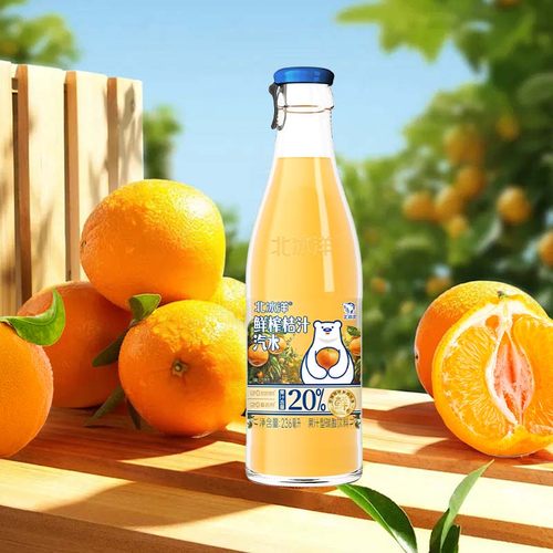 北冰洋鲜榨桔汁汽水236ml