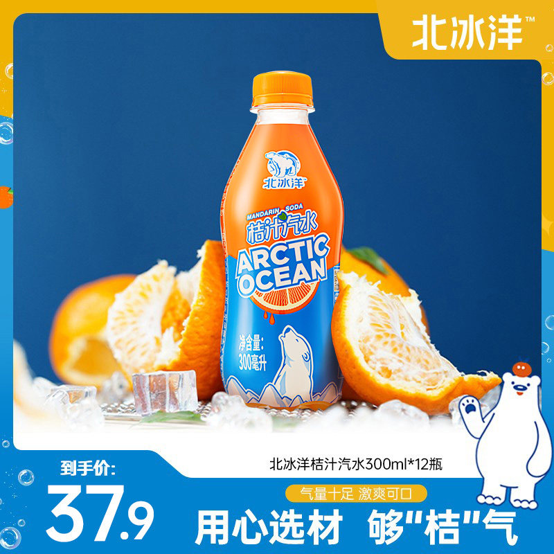 北冰洋桔汁汽水300ml*12瓶老北京果汁碳酸饮料整箱高性价比高么？