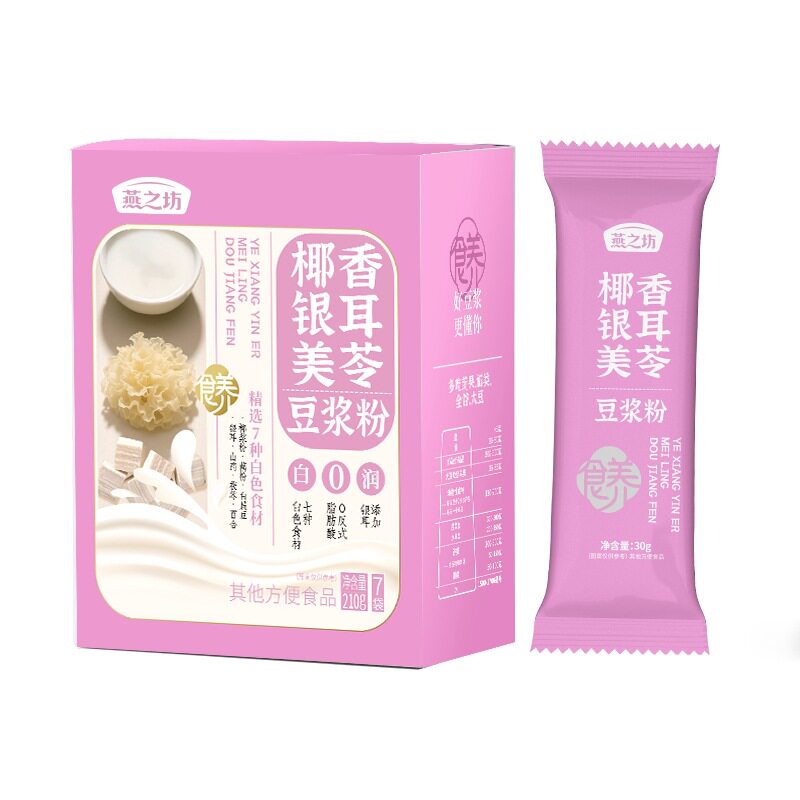 山姆必买燕之坊椰香银耳美苓豆浆粉独立小包装冲饮代餐粉方便早餐