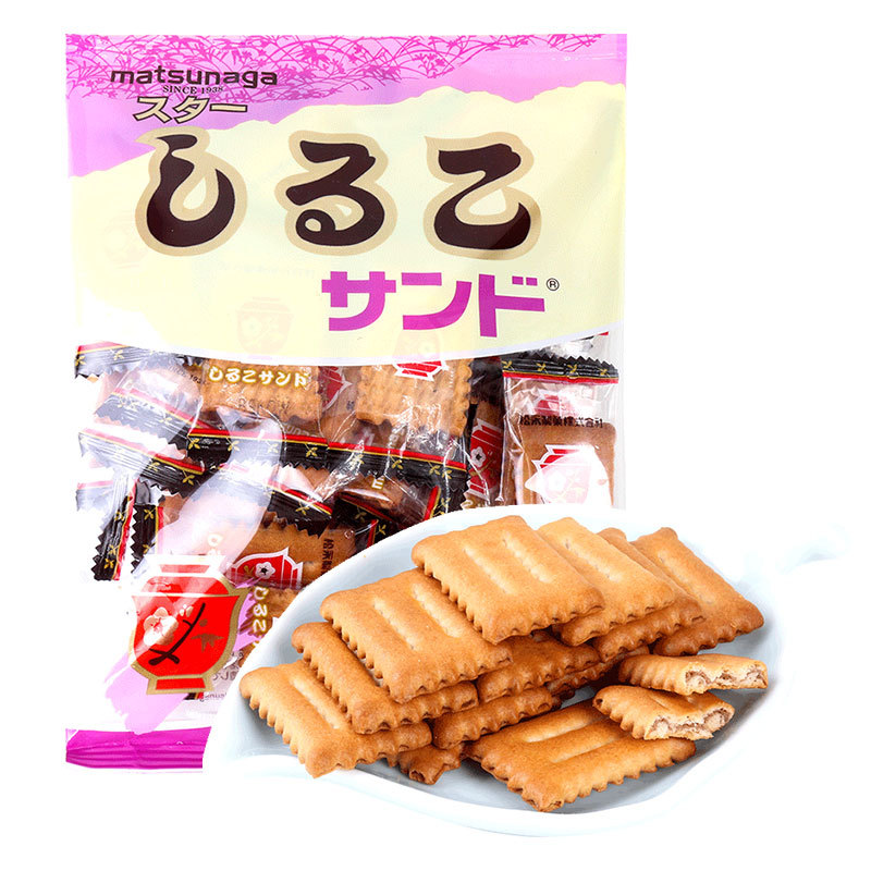 山姆必买日本进口松永北海道红豆多层夹心饼干160g曲奇休闲网红零