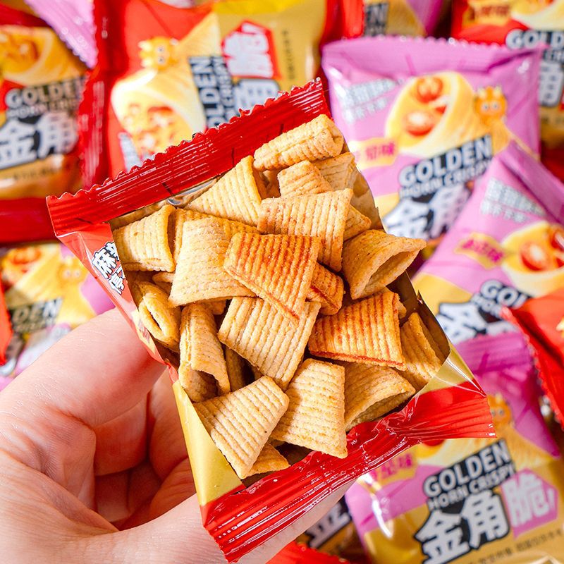 山姆必买尖角脆妙脆角牛角酥三角虎牙脆小包装解馋小零食休闲小吃