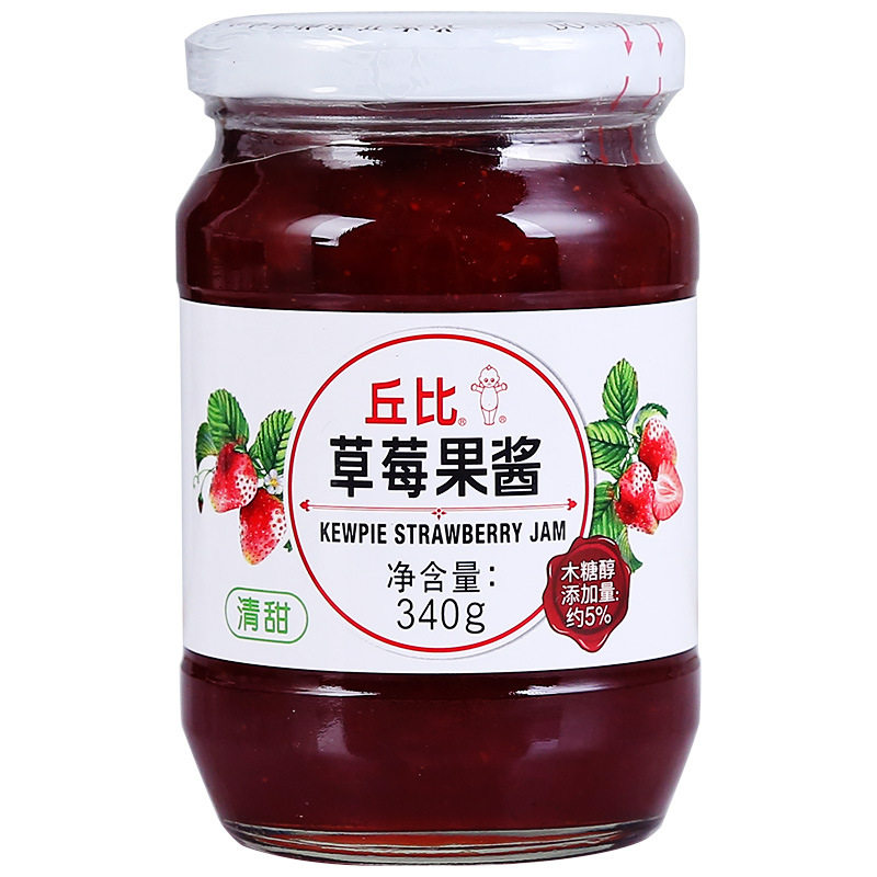 山姆必买丘比草莓果酱340g/170g瓶装早餐面包吐司蛋糕馒头涂抹酱