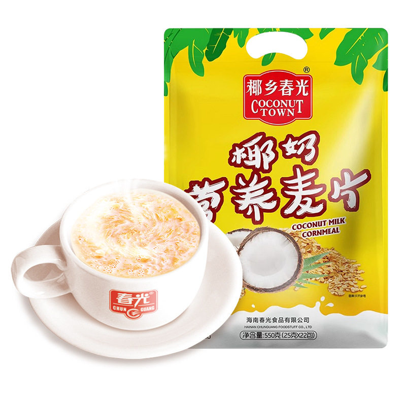 山姆必买海南特产 春光食品 椰奶营养麦片550g 营养早餐即食燕麦