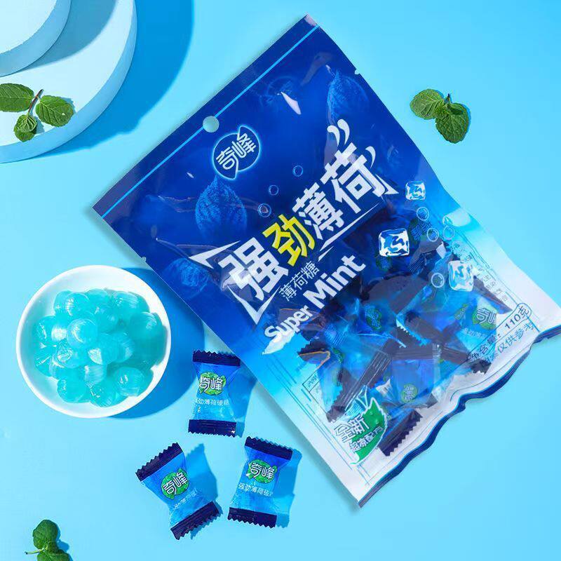 山姆冠必买【低价促销】奇峰强劲薄荷糖硬糖内含独立小包装居家办