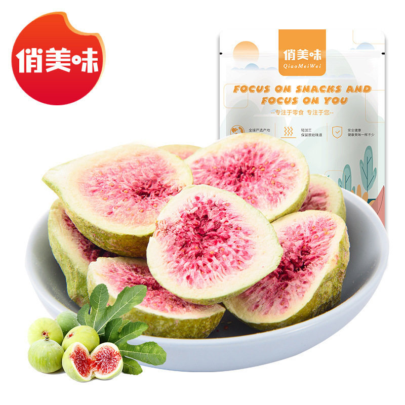 山姆必买无花果干冻干即食水果干脱水酥脆零食散装蛋糕雪花酥烘焙