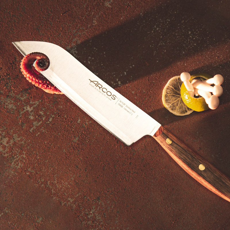 ARCOS 原装西班牙进口厨师刀三德刀切生鱼片刺身寿司料理多用刀具
