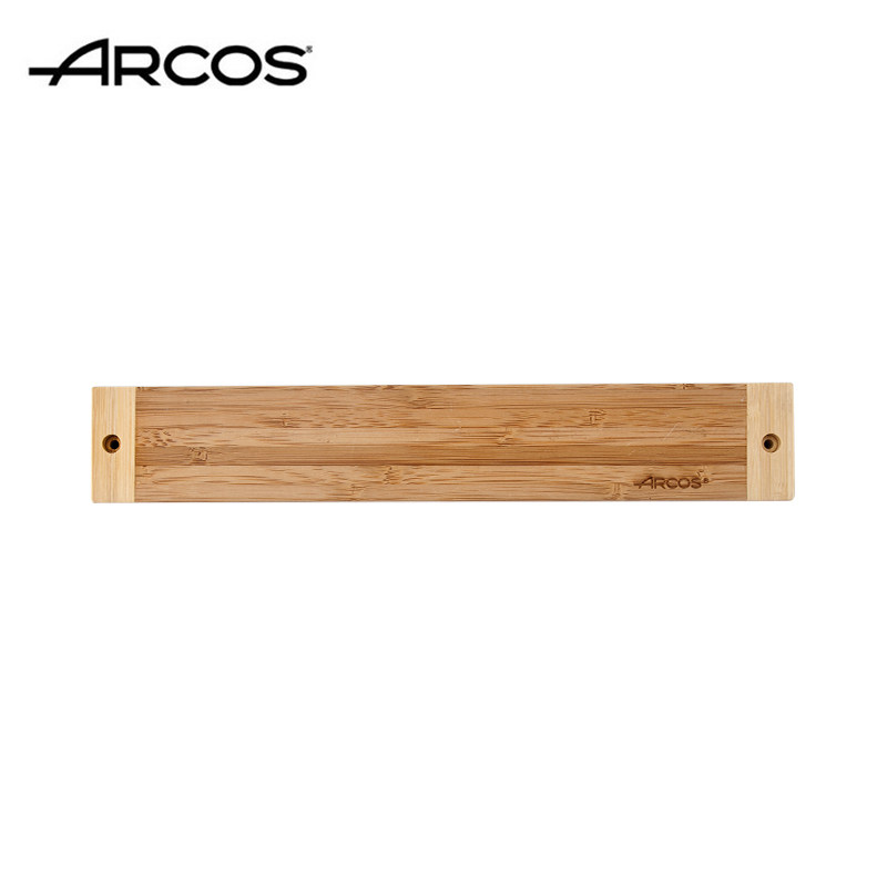 ARCOS原装进口竹制磁石刀条 墙上固定挂刀架