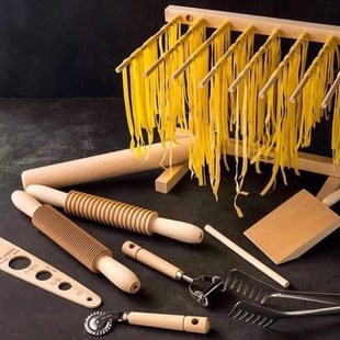 意大利Eppicotispai原装 擀面杖意面架空心粉板 进口意面工具套装