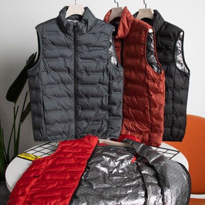 男士轻薄坎肩马夹外套石墨烯