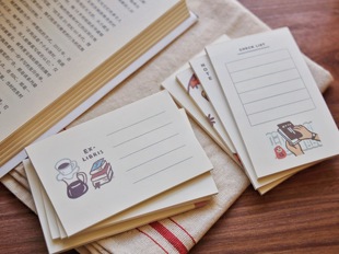 饰读书可爱复古 手帐装 unimoco原创便签 日日有书vol.1藏书票系列