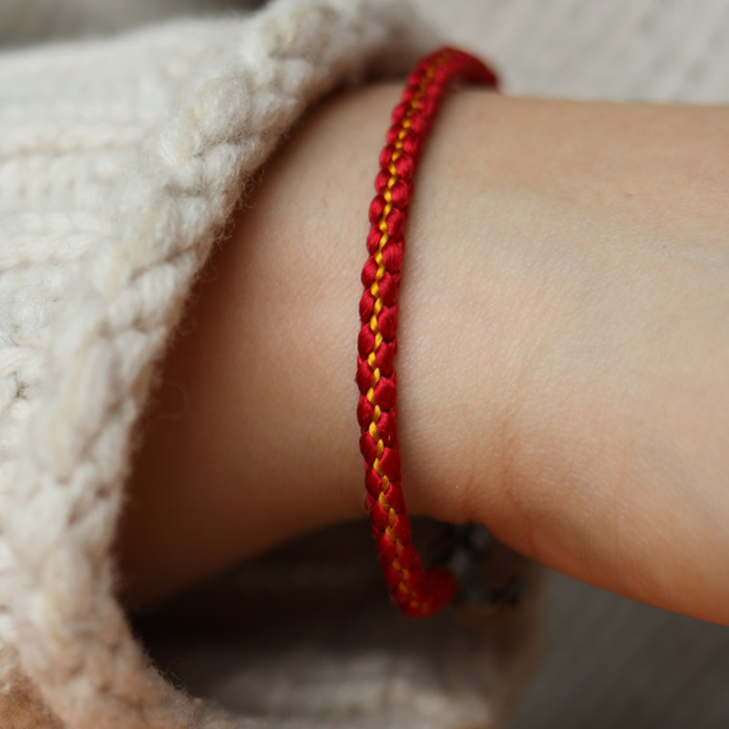 桑蚕丝蛇年本命年红绳手链编织手绳男女原创真丝柔软编织手环,饰品/流行首饰/时尚饰品新,手链,淘宝优惠券,粉丝福利购,淘宝优惠卷