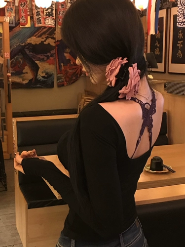 Сиреневое нижнее белье, лонгслив, топ с чашечками, красивая спина, 2см, с открытой спиной