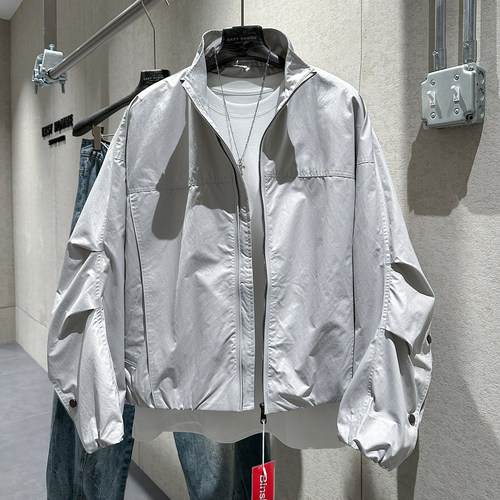 早春新款个性立体剪裁百搭夹克衫