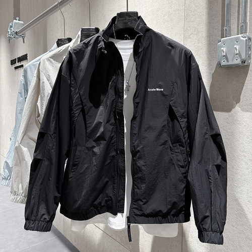 春季立体剪裁显瘦潮流立领夹克衫