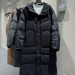 型百搭保暖长款 冬季 连帽纯色设计宽松版 重磅羽绒服男个性 上衣 新款
