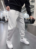 休闲裤 基础款 男流行高弹力净版 春季 纯色长裤 子青年卫裤 通勤束脚裤
