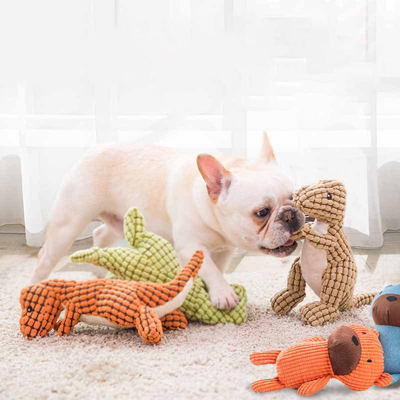 狗狗恐龙玩具磨牙发声毛绒小熊泰迪斗牛金毛幼犬中大型犬宠物|msdalam kategori haiwan peliharaan/makanan haiwan dan bekalan, Cat/Mainan anjing, mainan bunyi - dari Buy2taobao.com untuk memberikan perkhidmatan ejen Taobao profesional membeli
