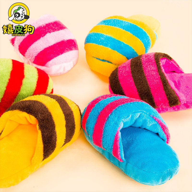 毛绒拖鞋宠物玩具狗狗发声泰迪磨牙狗训练耐咬猫咪小型犬益智用品|ruв категории животное/Животное питание и принадлежностей, кошка/собака игрушка, звучание игрушка - от Buy2taobao.com для оказания профессиональной услуги покупки агента Taobao