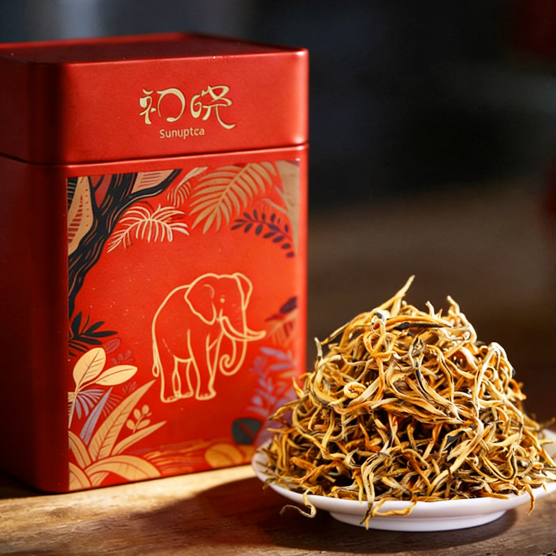 初晓红茶26年新茶特级浓香型云南凤庆古树红茶君醉蜜乡金丝滇红