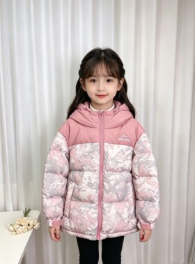 儿童羽绒服加厚90白鸭绒男童韩版女孩保暖2026冬季新款面包服外套