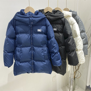 儿童羽绒服90白鸭绒东北零下20度极寒男女儿童加厚中大童中长外套