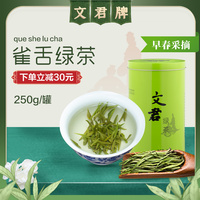 文君茶2024新茶明前雀舌毛尖茶雪芽嫩芽春茶浓香型茶散装250g