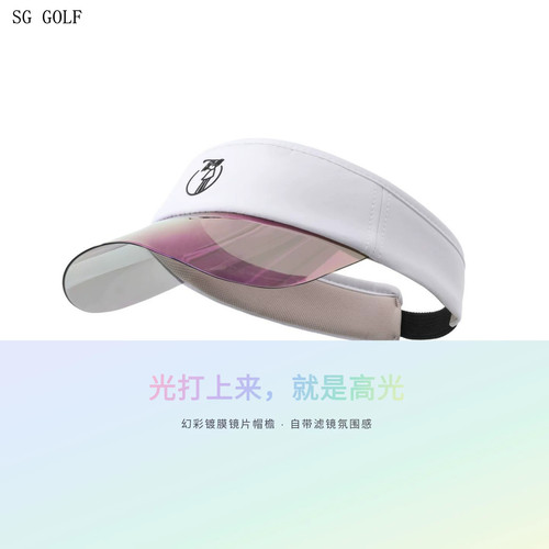 SG高尔夫空顶防晒透气帽