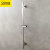 不锈钢浴室淋浴花洒支架套装 加长可调节莲蓬头喷头固定升降杆