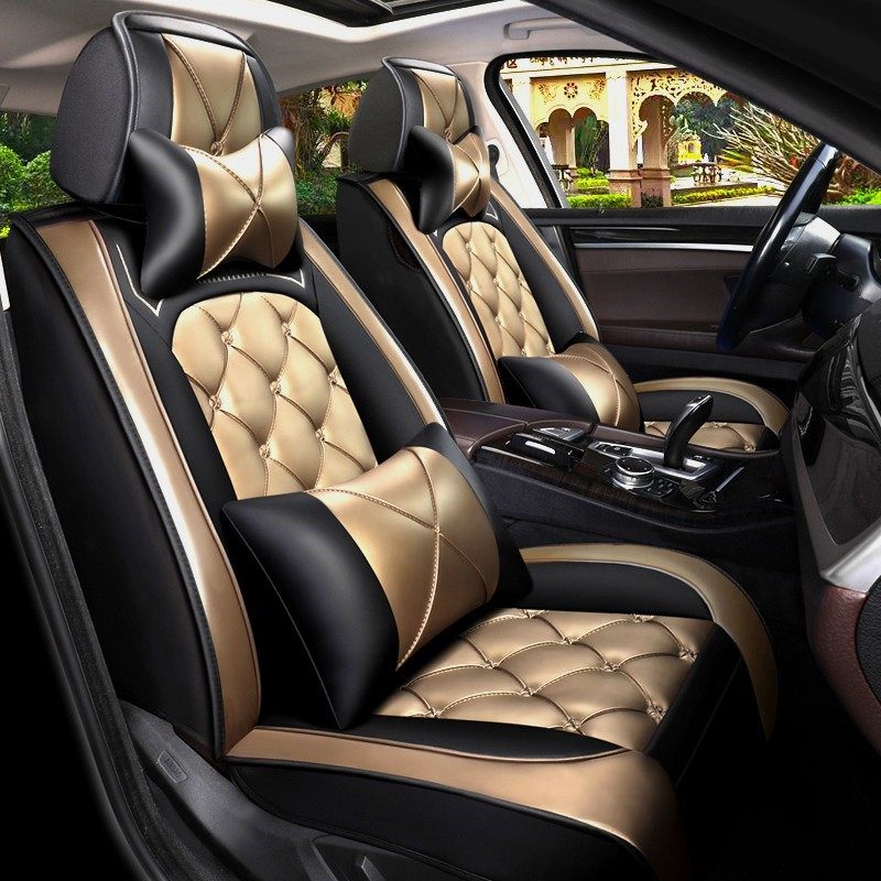四季通用汽车坐垫皮革专用座套新款车垫全包座椅套小车简约座垫套