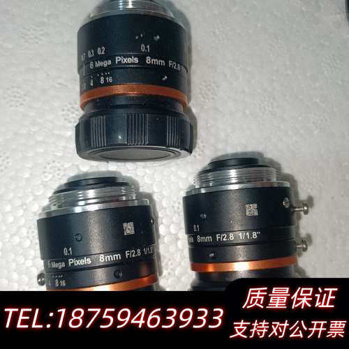 6 mega pixels 8mm镜头F/2.8  1/1..询价
