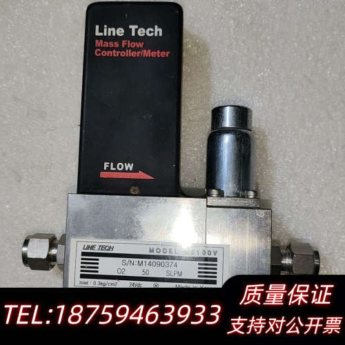 M3100V流量计LINE TECH，量程50SLM，气体氧.询价