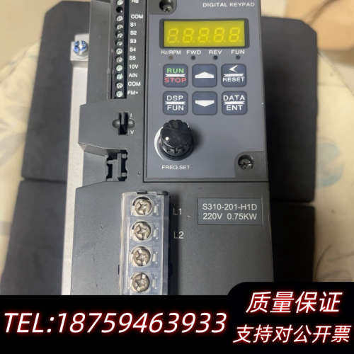 S310-201-H1D 东220V0.75KW变频器 测询价