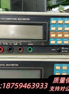 英国施伦伯格数字台式万用表，7150万用表，六位半精度，通电询价