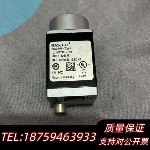 aca2040-25gm巴斯勒工业相机,图为,议价.询价