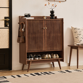 尚品 实木鞋 柜家用门口玄关柜简约现代客厅一体收纳柜入户收纳柜