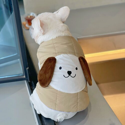 双面穿狗狗冬装宠物棉衣马甲棉服
