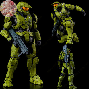 光环HALO士官长可动手办约翰117斯巴达战士MK6机甲游戏模型摆件