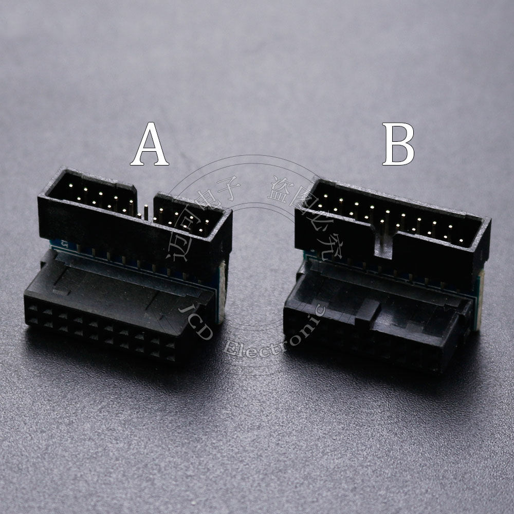 USB3.019P90度转向弯头走线神器