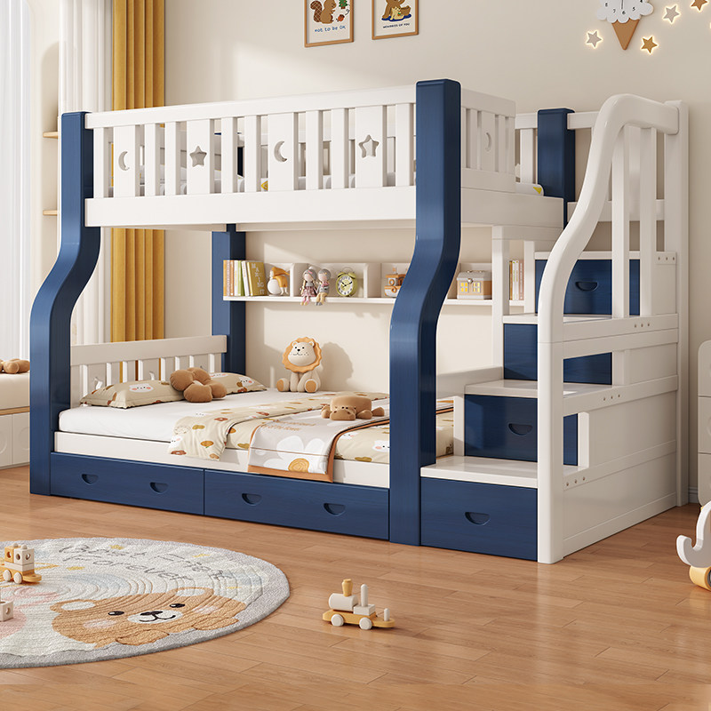 上下床双层床全实木高低床大人多功能小户型儿童上下铺木床子母床