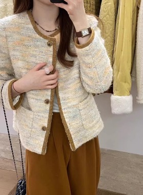 【福利】QIQI绮绮家~65羊毛羽绒小香外套57829【杭州奥瑾】#11-30