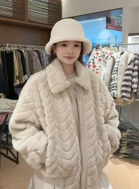 【福利】QIQI绮绮家~羽绒毛毛厚外套33989【杭州奥瑾】#11-27