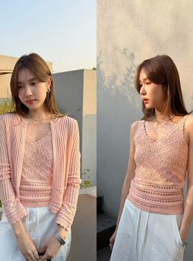 QIQI绮绮家~小衫真两件套背心内搭81705+开衫81710【DIGM】#3-1
