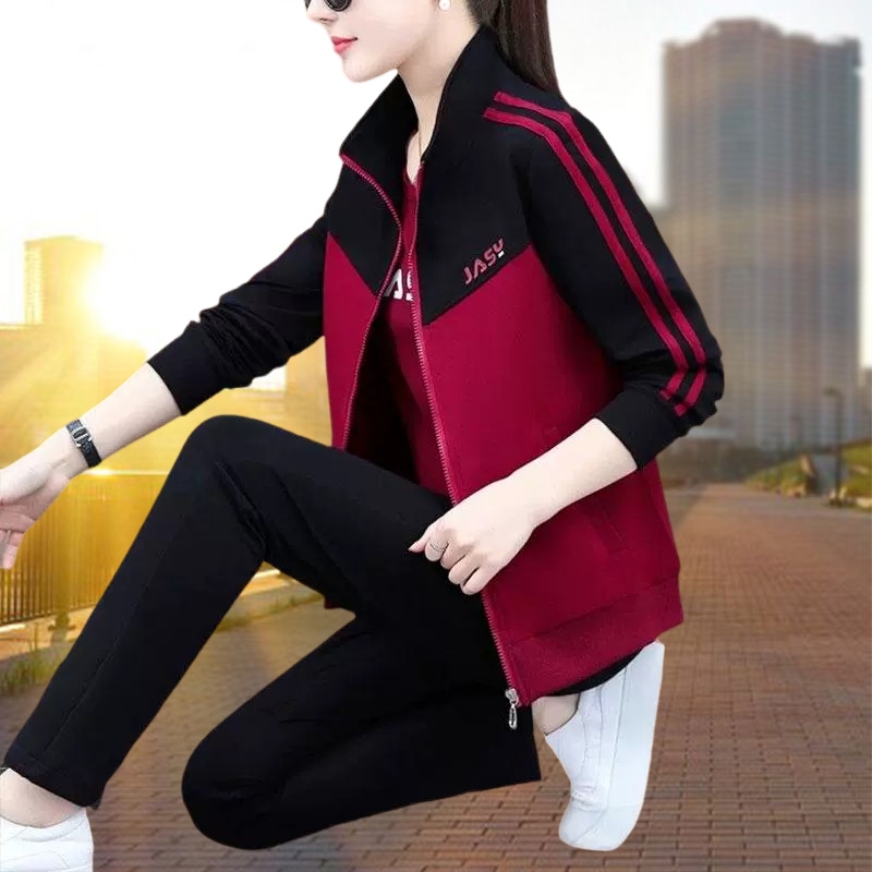 妈妈中年运动服套装女春秋季2025新款品牌洋气中老年女士卫衣秋装