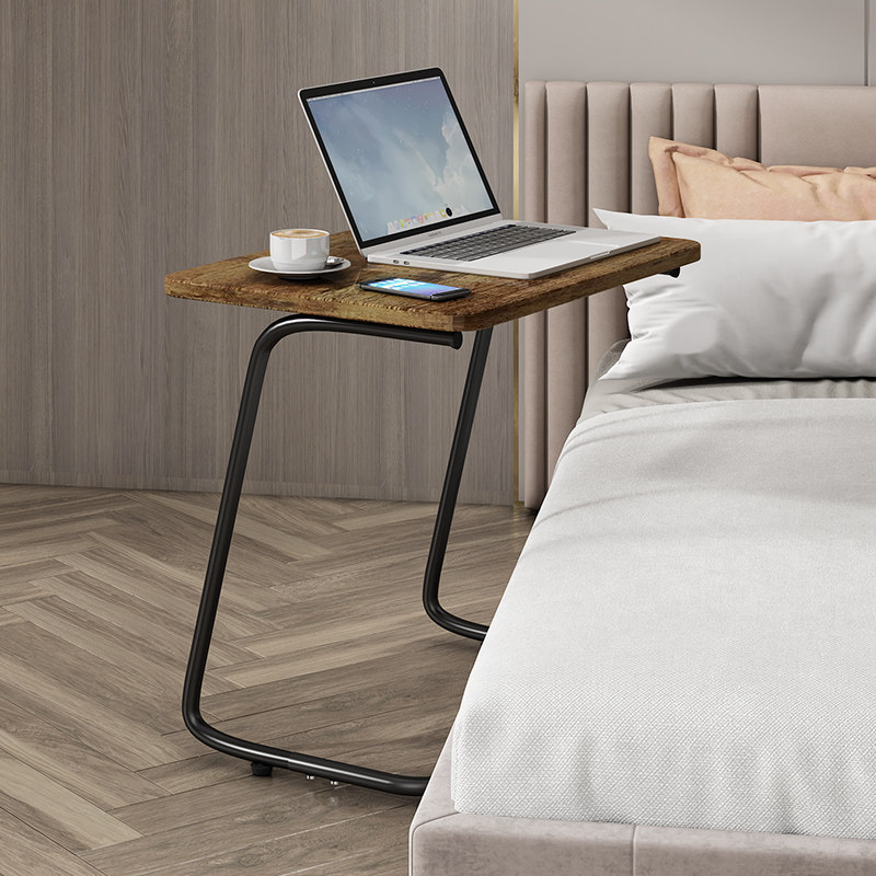 电脑边桌可移动沙发小桌子笔记本简易办公桌小户型床头书桌角边几