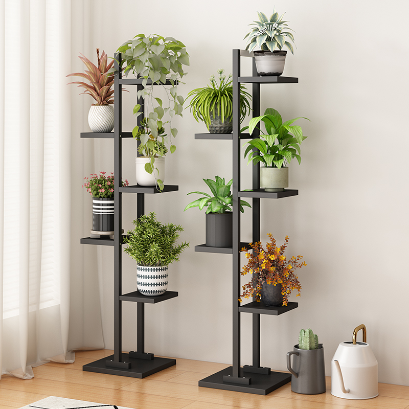 防锈落地花架子阳台植物置物架